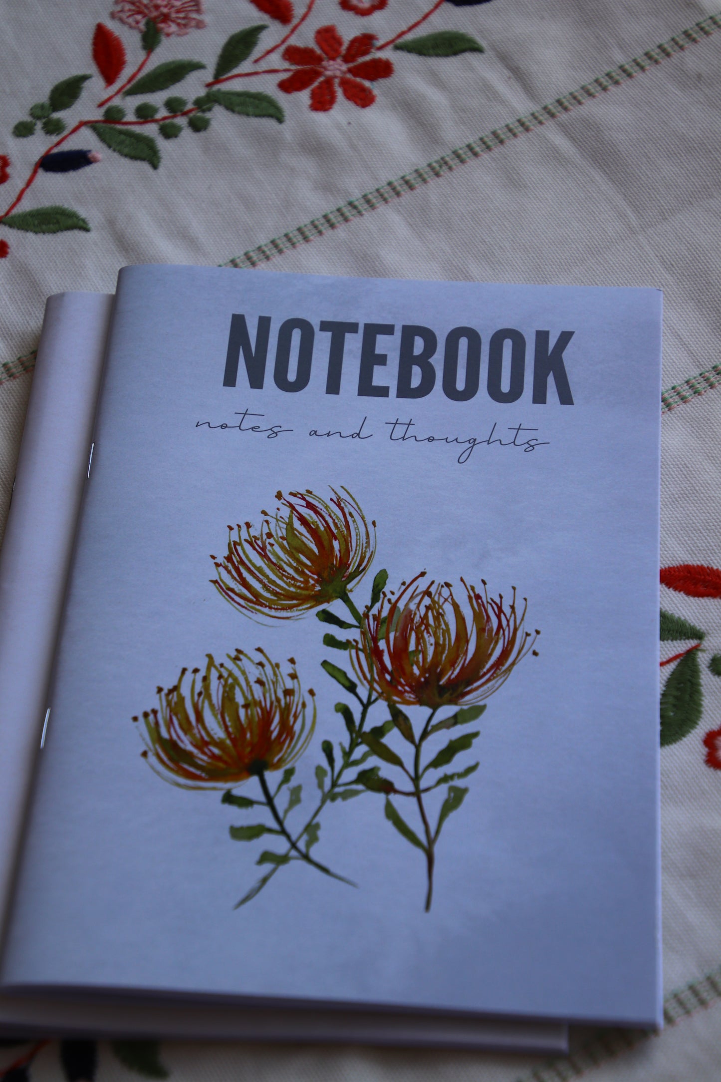 pin cushion flower Notebook