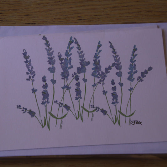 lavender card