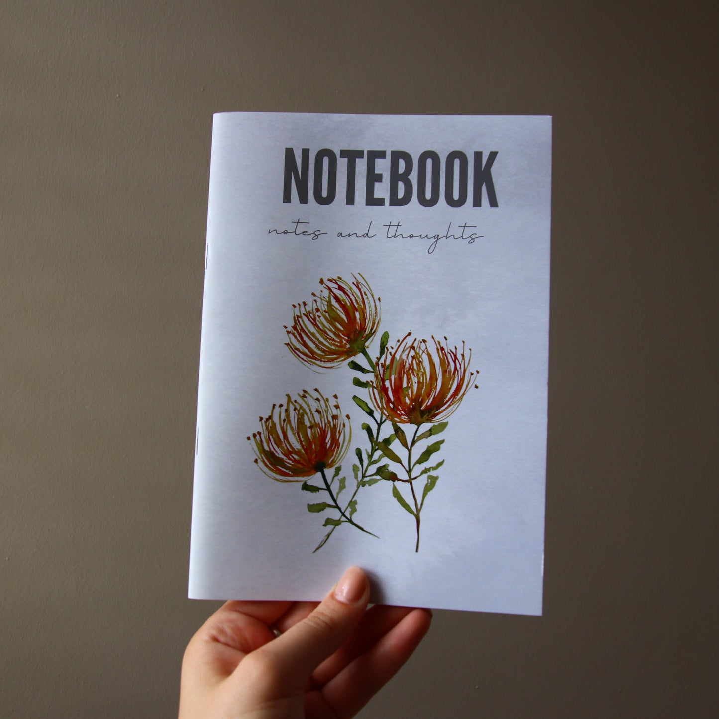 pin cushion flower Notebook