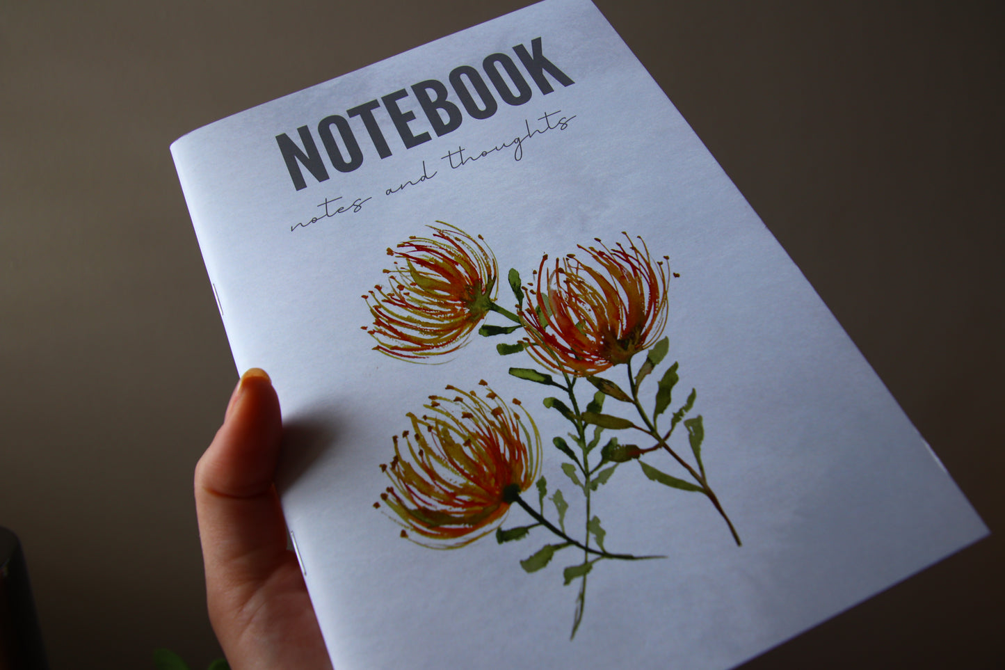 pin cushion flower Notebook